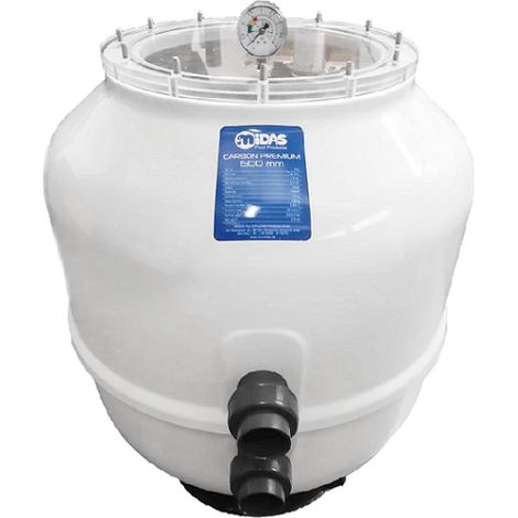 MIDA.Carbon Premium GFK Pool Filterbehälter Ø 500 mm (1/2)