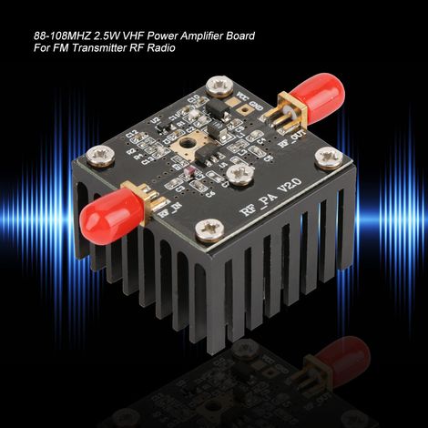 Carte d'amplificateur de puissance VHF 88-108 MHz 2,5 W pour émetteur radio FM (1/5)
