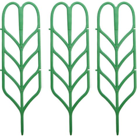 Lot de 3 mini treillis pour plantes grimpantes, supports pour mini plantes en pot (1/5)