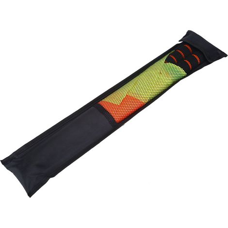 Lot de 2 drapeaux d'arbitre avec sac de rangement pour entraînement de football, hockey et autres sports. (1/5)