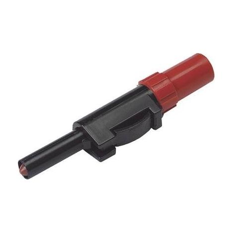 SKS Hirschmann SLS 20 B Spina da laboratorio Spina dritta Ø perno: 4 mm Rosso 1 pz.