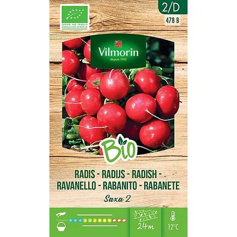 Vilmorin Garden Biosamen von Rabanito Redondo Red Ð©ber 8 gr.