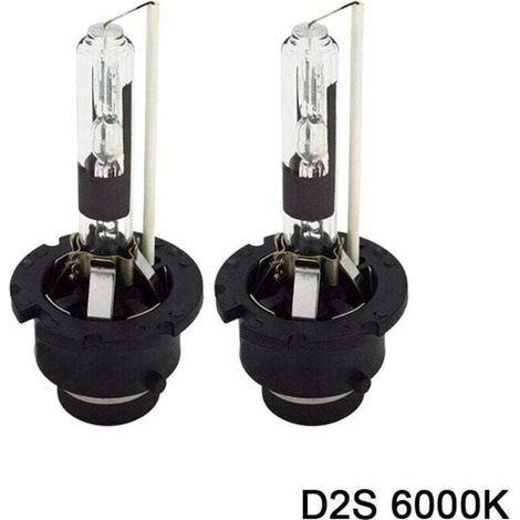 Lot de 2 AC D2S 6000K Xenon HID Ampoule Lampe à Décharge Phare Ampoule de Rechange HID Lampe Xénon 35W - 12V (1/4)