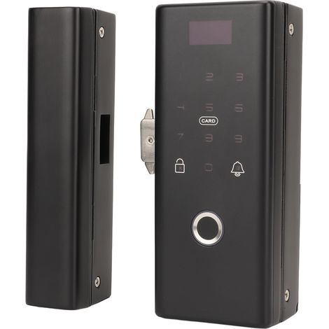 Elektronisches Türschloss mit Smart-Funktion, Passwort-, Fingerabdruck- und Bluetooth-Zugang für Glas- und Holztüren (1/5)