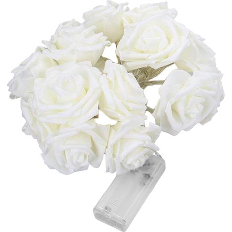 Guirlande lumineuse rose et blanche, décoration de chambre, guirlandes lumineuses LED pour anniversaire, guirlandes lumineuses pour mariage, lanternes décoratives (1/5)