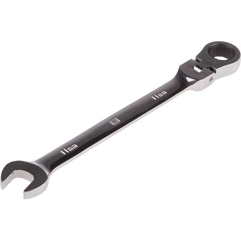 Clé mixte à cliquet 11 mm RS PRO en Acier chrome vanadium ( Prix pour 1 )