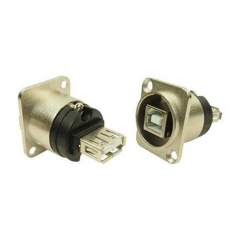 Adattatore da pannello da USB B femmina a USB A femmina Adattatore incasso CP30111 CP30111 Cliff Contenuto: 1 pz.