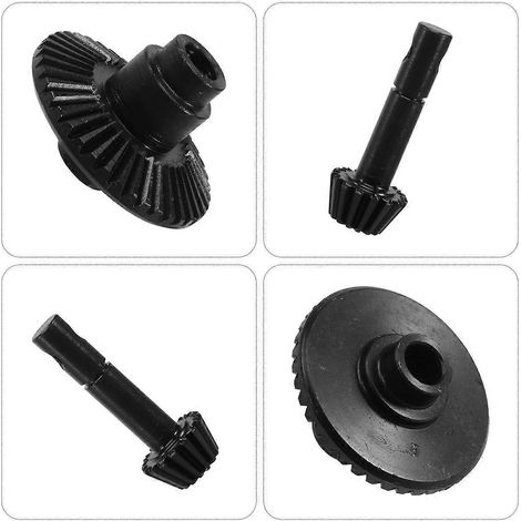 Couronne et pignon coniques hélicoïdaux renforcés 40T 15T pour essieu Yota D90 Gelande II 1/10 (1/5)