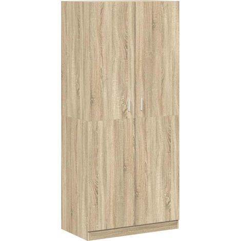 Maison Exclusive - Armadio Rovere Sonoma 90x52x200 cm in Legno Multistrato