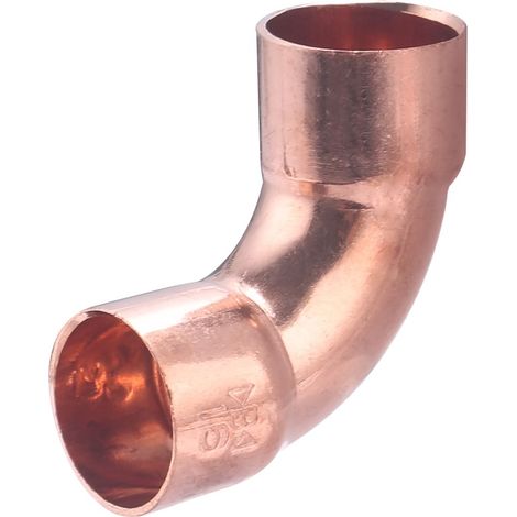 Courbe cuivre à souder 90° grand rayon double femelle égal NOYON & THIEBAULT - Ø 16 mm - 942-16L1