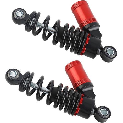 Paire d'amortisseurs de 180 mm en alliage d'aluminium haute performance avec ressorts pour moto tout-terrain, kart, quad et VTT (1/4)