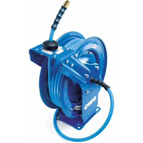 EWO Schlauchaufroller BluBird f.Luft u.Wasser L.15m Geh.Metall Ausgang DN 7,2 - E48380 (1/5)