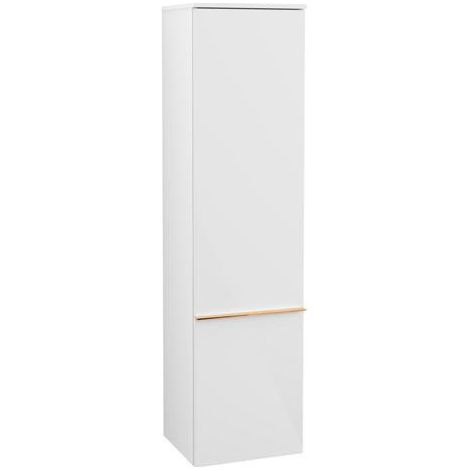 Armoire haute VB Venticello 15 404x1546x372mm 1 porte A:re Blanc brillant