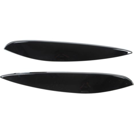 Parachoques delanteros ABS para Smart 453 Fortwo Forfour 2015-2020, negro brillante, 2 piezas (1/4)