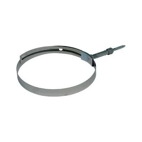 Einstellbare Teleskopschelle aus Edelstahl 80 bis 140 mm