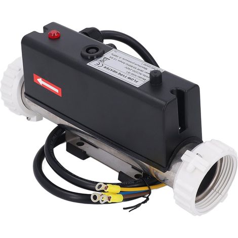 Chauffe-Piscine 3000 W, Thermostat D'eau électrique avec Contrôle de la Température, Auto-chauffage pour Baignoire Spa, Piscine, câblé, avec Système de Circulation, Pressostat (1/5)