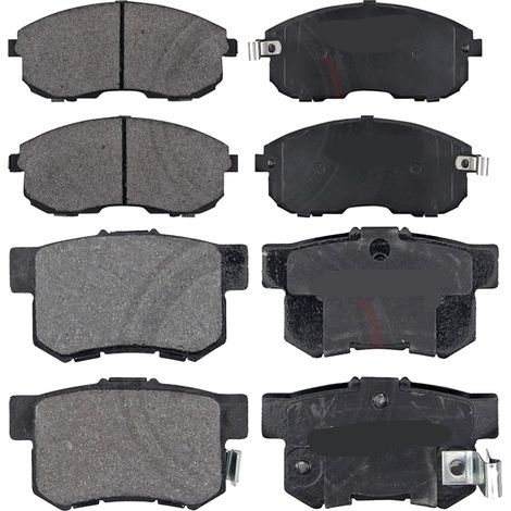 KIT PASTIGLIE FRENO ANTERIORI E POSTERIORI compatibile con SUZUKI SX4 / SX4 CLASSIC (EY,GY) / PASTIGLIE FRENANTI AUTO OEM P 23 126  P 23 105,P 79 027 / SOSTITUZIONE DIRETTA / BASSA POLVERE / SILENZIOS (1/4)