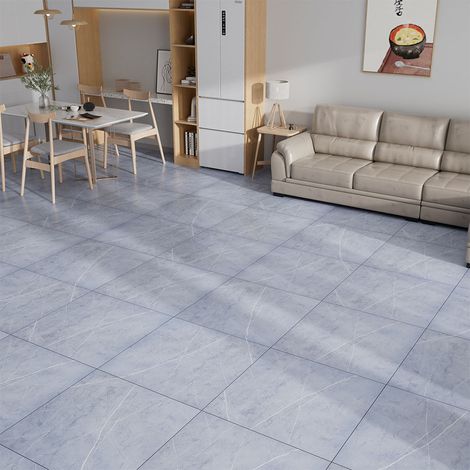 14Pcs 60x60cm Realistic Stone Texture Self Adhesive PVC Flooring