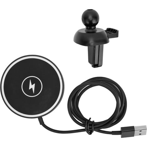 Support de charge sans fil magnétique 15W pour voiture, charge rapide avec pince à aération pour iPhone 12 13 (1/5)