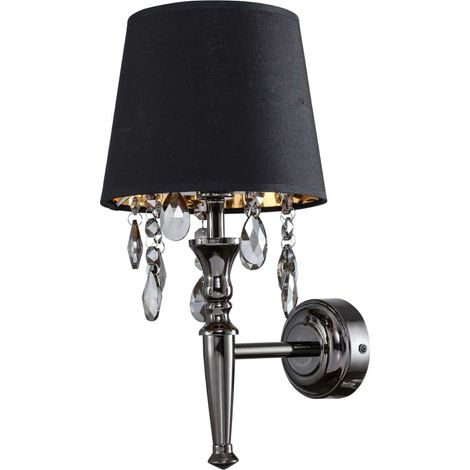 Lámpara de pared Vigo 1xE14 negra LP-0412/1W BK Light Prestige