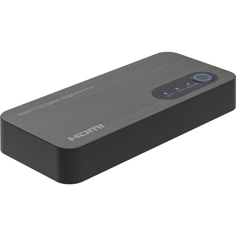 Splitter HDMI 1x2, 18G HDMI 2.0  4K2K@60Hz, con Downscaler