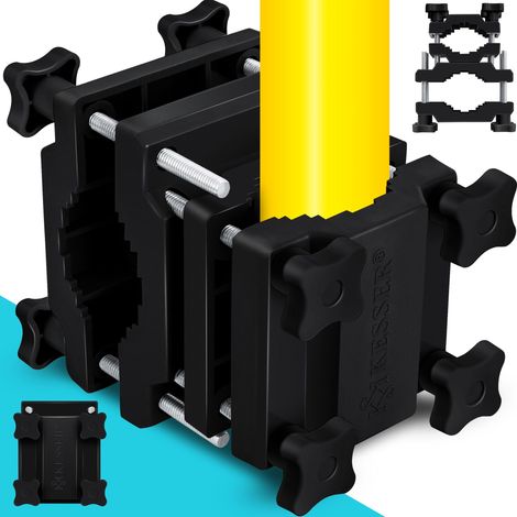 Kesser – Support de parasol universel pour balustrade de balcon – Polyamide résistant aux intempéries – Fixation rapide pour parasols ronds et carrés (1/5)