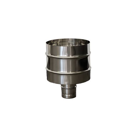 C FUMAIOLO A BOTTE INOX TONDO INOX D 10CM
