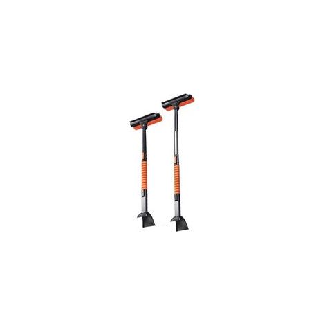 Eiskratzer für Autos, 1 Set, 3-in-1- und 5-in-1-Werkzeug mit ausziehbarer Bürste und Schaufel, Winterschneeschaufel, Enteisungsschaber, Autoreinigungszubehör, Schaufel für Autos (3 in 1) (1/4)
