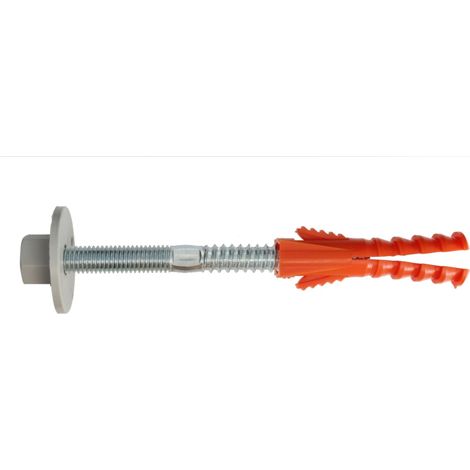 fixation chauffe eau - paroi pleine - vis 2 filets 10 x 120 - novipro nov92525