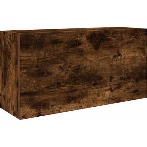Maison Exclusive - Bad-Wandschrank Räuchereiche 80x25x40 cm Holzw
