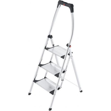 Hailo sgabello pieghevole con 3 gradini e piattaforma 4303-301. (1/4)