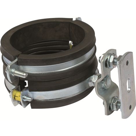 BLÜCHER EuroPipe Rohrschelle aus 2 Schellen mit EPDM, verzinkt, 110mm