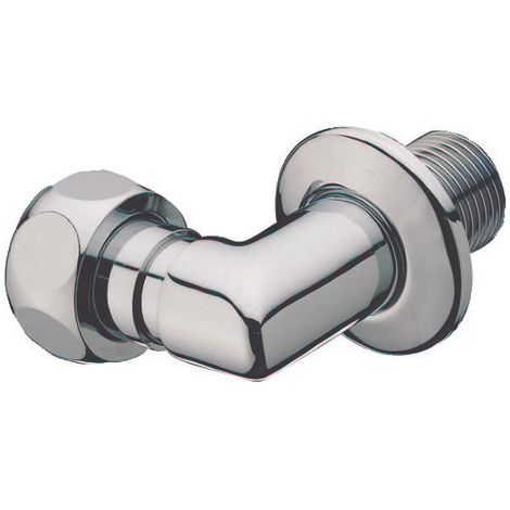 Raccord coude réglable laiton chromé - presto