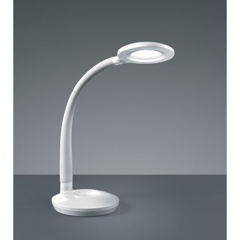 Lampada tavolo da Interno a LED in Plastica Bianco