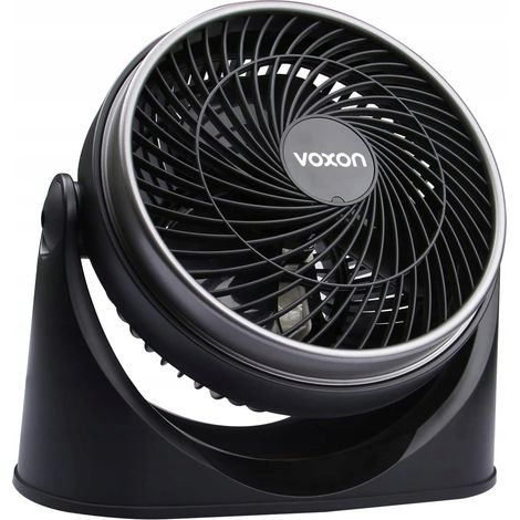 Ventilatore da tavolo Voxon da 300 mm, 3 velocità, silenzioso, con regolazione a 90° (1/2)