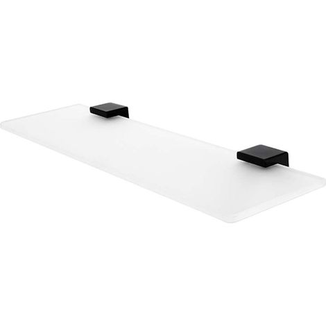 Nimco Kibo - Balda, longitud 50 cm, vidrio esmerilado/negro mate Ki-14091B-50-90 (1/3)