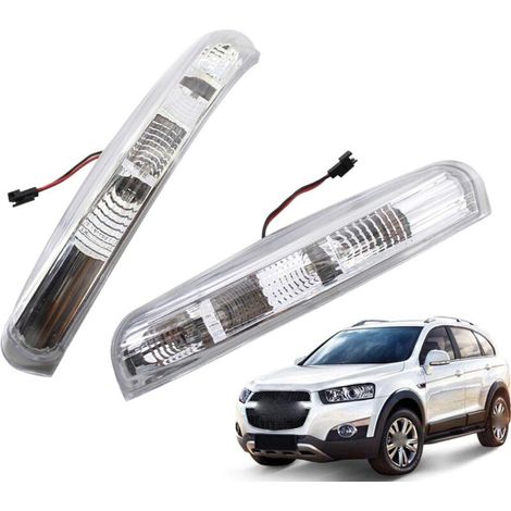Bombilla para intermitente del espejo retrovisor del coche Chevrolet Captiva 2007-2014, 1 par -Crezuo
