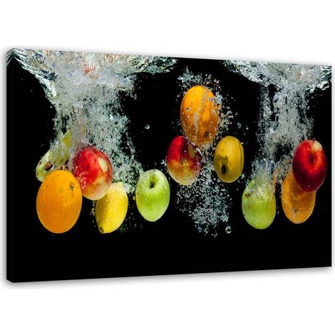 Tableau décoratif Fruits Légumes Eau 60x40 (1/5)