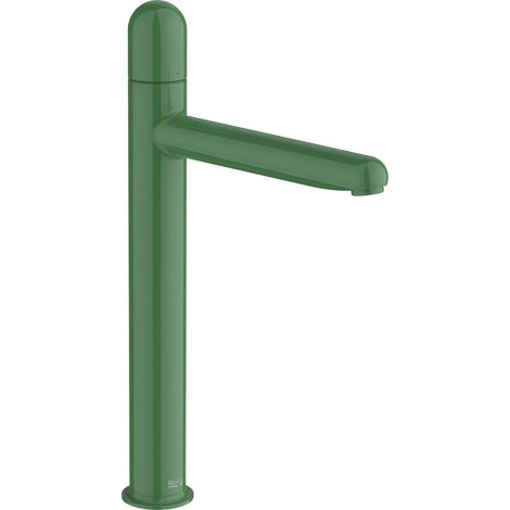 ROCA A5A3X3FP20 NU Grifo Monomando Lavabo Caño Alto Cold Start Maneta Dome Verde Menta - ref: A5A3X3FP20 (1/2)