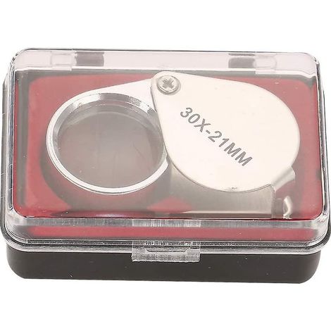 Loupe à bijoux, loupe de poche pliable pour bijoux, pierres précieuses, lecture, timbres, pièces de monnaie, montres, loisirs et modèles anciens (1/5)