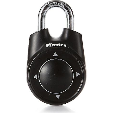 Cadenas directionnel Master Lock pour armoire/salle de sport [DB] Noir