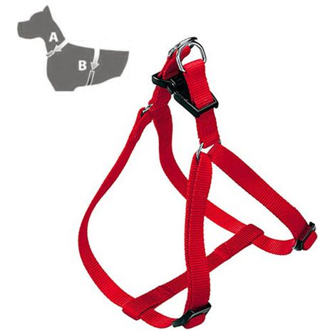 ZOOV PETTORINA REG.NYLON ROSSO MM.20XCM.40/58
