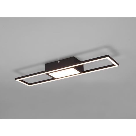 Led deckenleuchte trio lighting rigido 22w 2700/6000k schwarz -r67172132 (1/5)