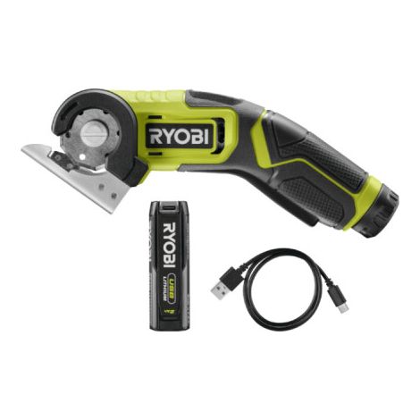 RYOBI Mini-scie RCT4-120G - 4V - 1 Batterie 2.0Ah - Câble USB C