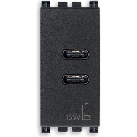 VIMAR - 19292.CC USB-C+C Netzteil 15W 3A 5V 1M grau