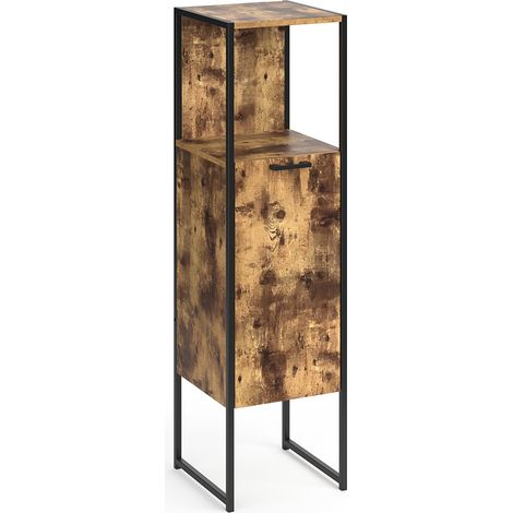 Mobiletto bagno Fyrk, Legno antico, 33 x 120.4 cm, Vicco