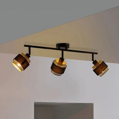 [GEBRAUCHT] B-Ware Osram Deckenleuchte Deckenlampe Decor Spot Hornet Schwarz Gold Led Leuchte (1/2)