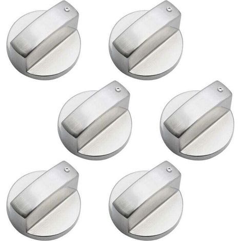FENOPLASTICA6 Pièces Boutons de Commande Universels en Métal Bouton Cuisinière à Gaz 6mm boutons de , XU,contrôle universels bouton de poêle pour cuisinière à gaz cuisinière four plaque de cuisson - K (1/4)