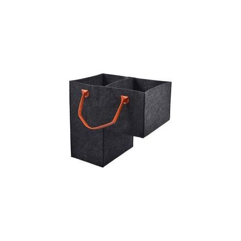 Paniers d'escalier pour escaliers en moquette et en bois, panier de rangement pour chaussures et linge, organisateurs de marches avec poignées, paniers d'escalier en osier, paniers à linge (1/4)
