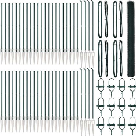 Maison Exclusive - Schweißdrahtzaun mit Spikes 100 x 1,5 m (B x H